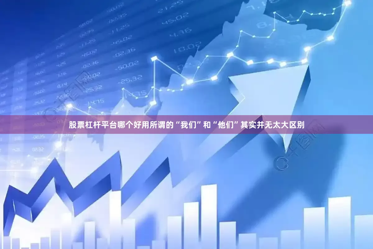 股票杠杆平台哪个好用所谓的“我们”和“他们”其实并无太大区别